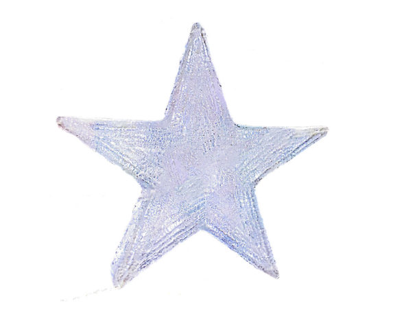 Stella 3d 30led luce fredda