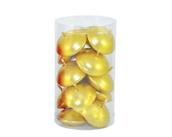 Box15 candele oro