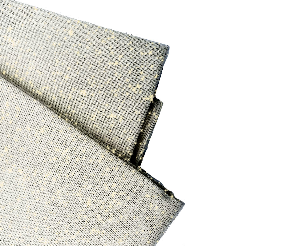 Tovaglia lurex crema glitter oro 240x140cm cotone - immagine 2