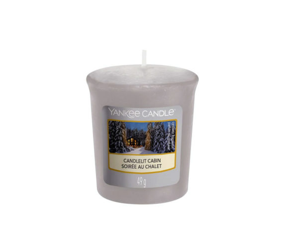 Candela Votive Candlelit Cabin – Yankee Candle