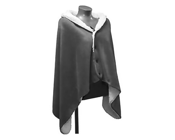 Coprispalle plaid antracite h150