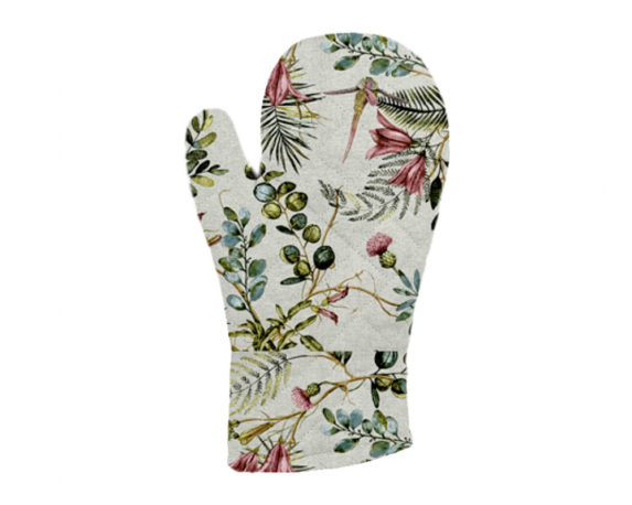 Guanto forno da cucina colibrì cotone