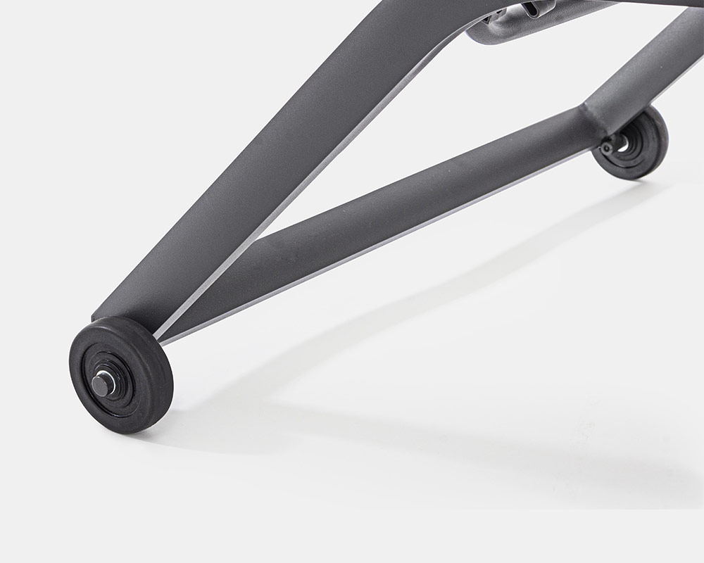 Lettino Regolabile Cleopas Antracite in Alluminio e Textilene - immagine 6