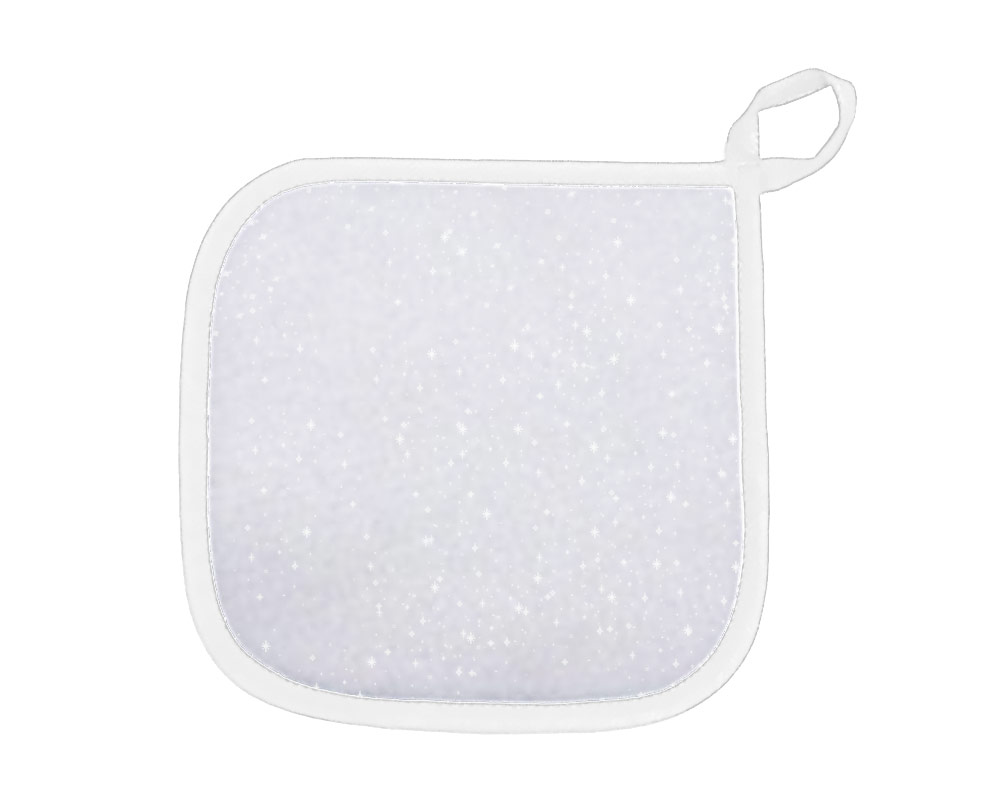 Presina da cucina Lurex argento glitter
