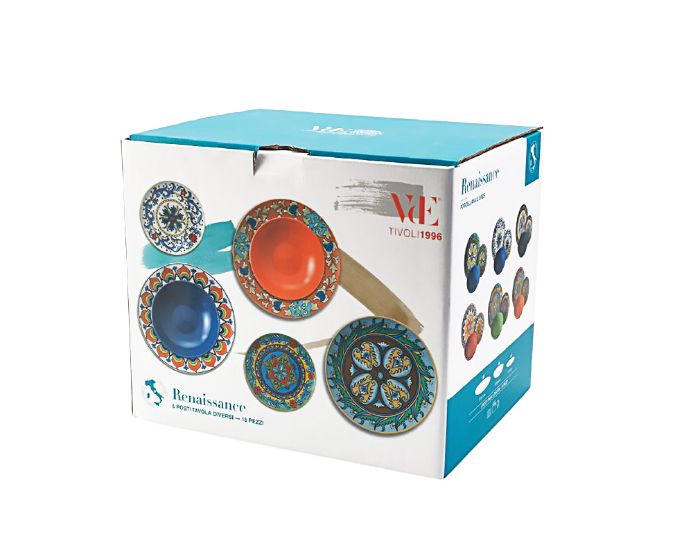 Servizio piatti 18pz Renaissance - immagine 2