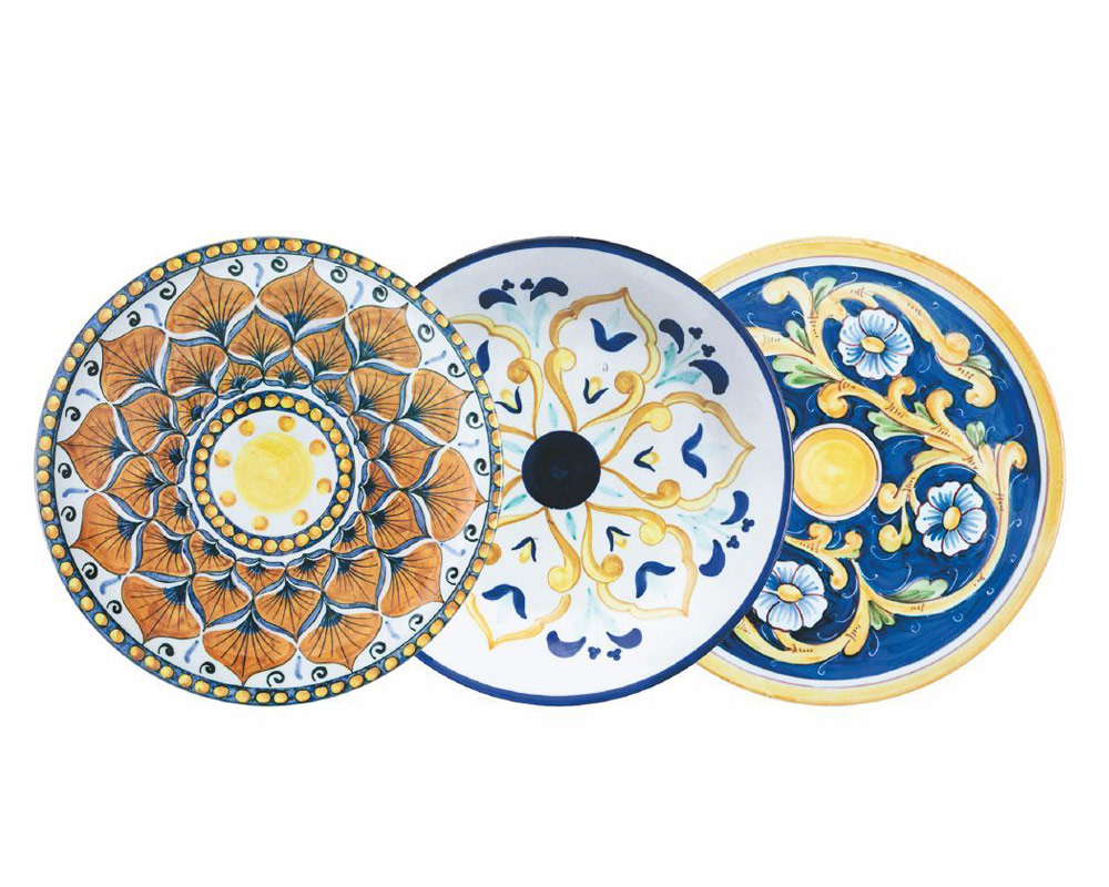 Sottopentola ceramica c/fondo sughero sicilia - FloralGarden