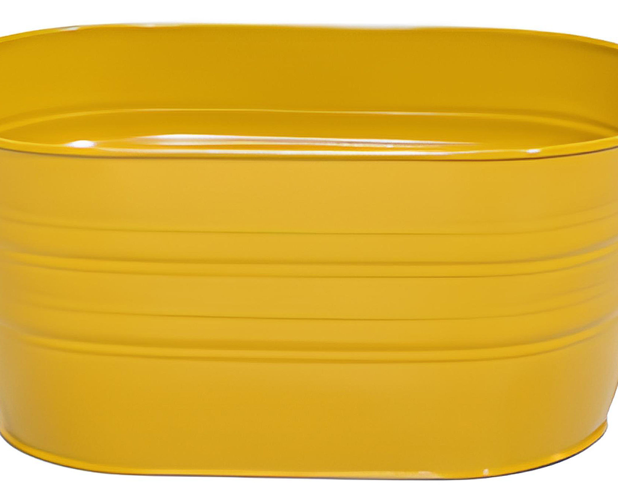 Cachepot Ovale Basso Metallo Assortito 25x13,5x11,5cm in Metallo - Mega Collections - immagine 2