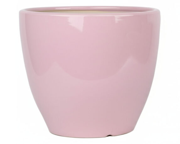 Cachepot Duet Egg Pot Pink Smaltato XL D30,5x26cm in Ceramica – Mega Collections