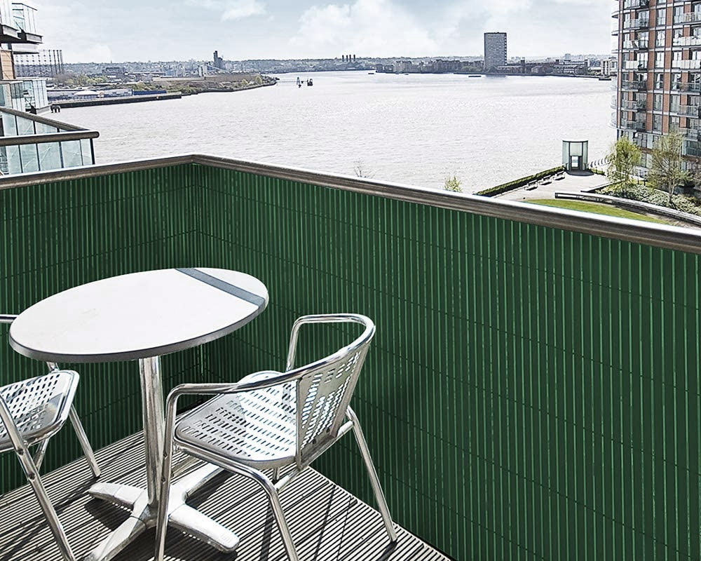 Canniccio Bifacciale 1x3m Verde in PVC - immagine 2