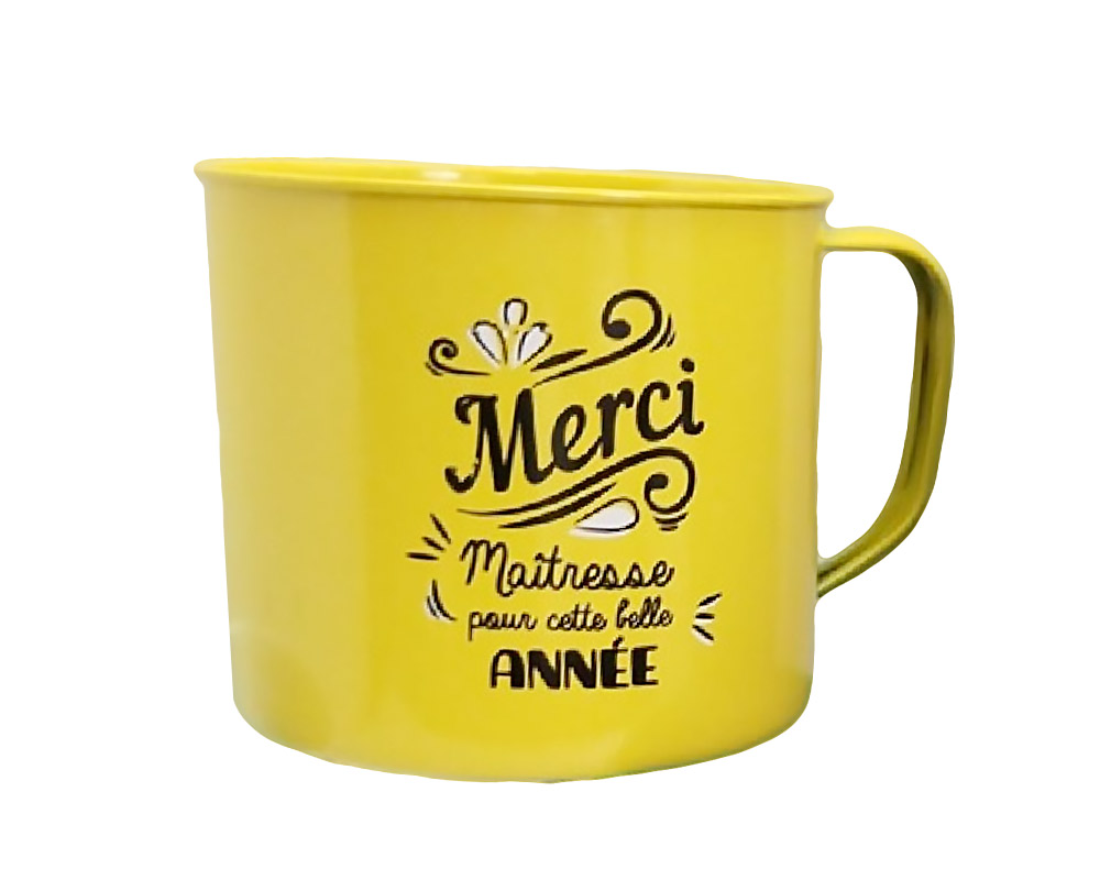 Coprivaso Tazza Giallo in Metallo