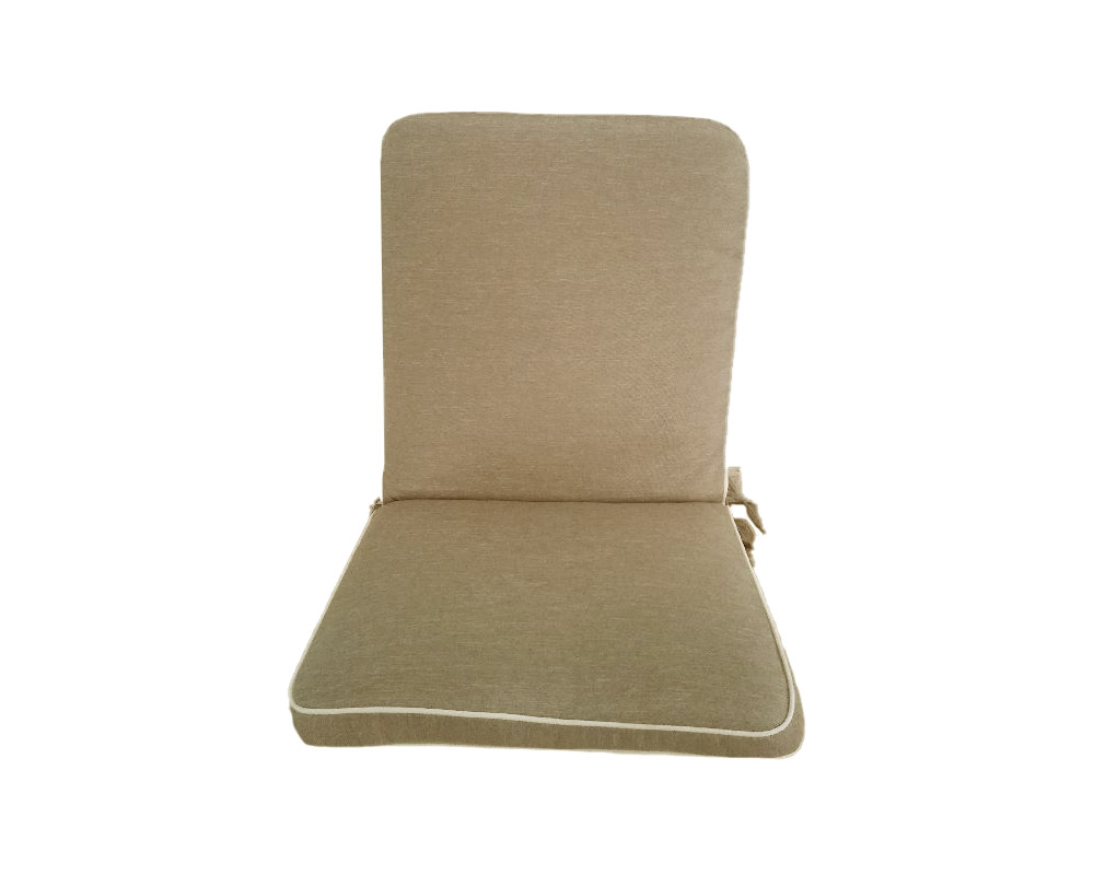 Cuscino da Poltrona Bassa Nocciola in Cotone
