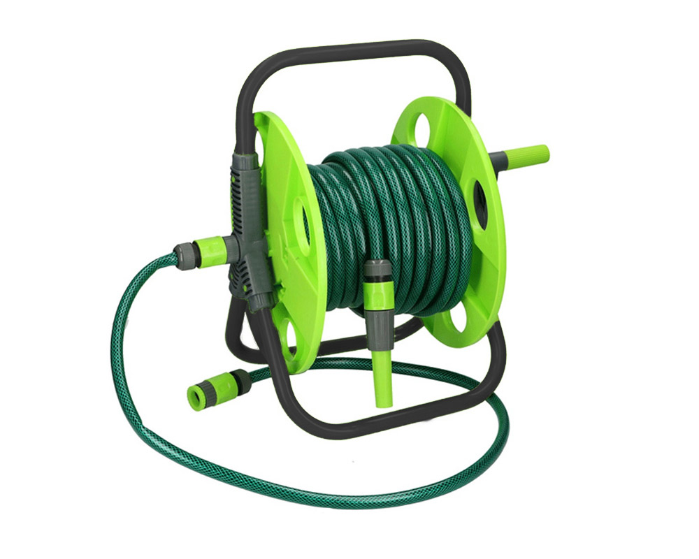 Kit carrello avvolgitubo con tubo 15 metri + accessori