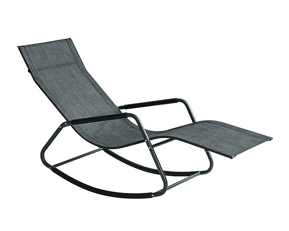 Lettino a Dondolo Melange in Alluminio