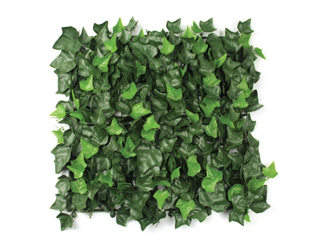Mattonella Ornamentale Sintetica Foglia Edera 100x100cm in Plastica