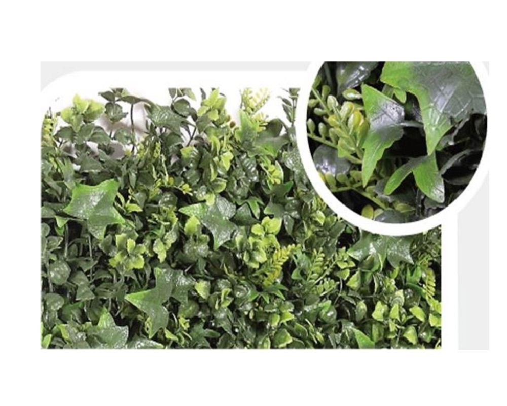 Mattonella Ornamentale Sintetica Foglia Edera 100x100cm in Plastica - immagine 2