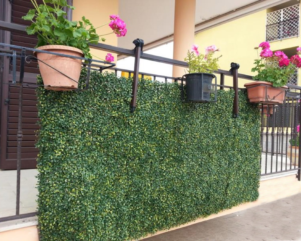 Mattonella Ornamentale Sintetico Bosso 50x50cm in Plastica - immagine 2