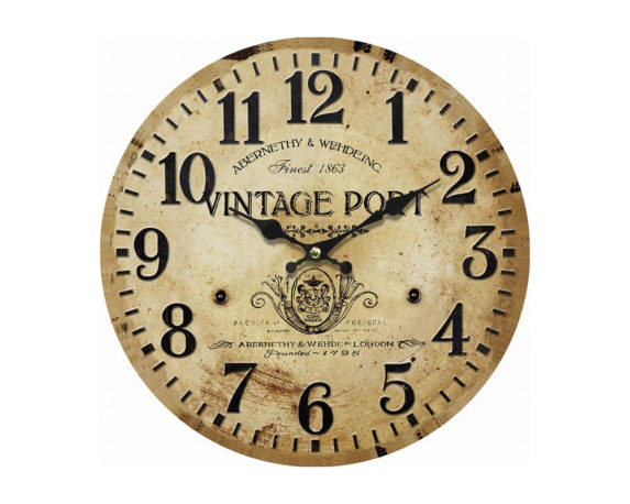 Orologio Vintage Port C-effetto Rilievo Mdf