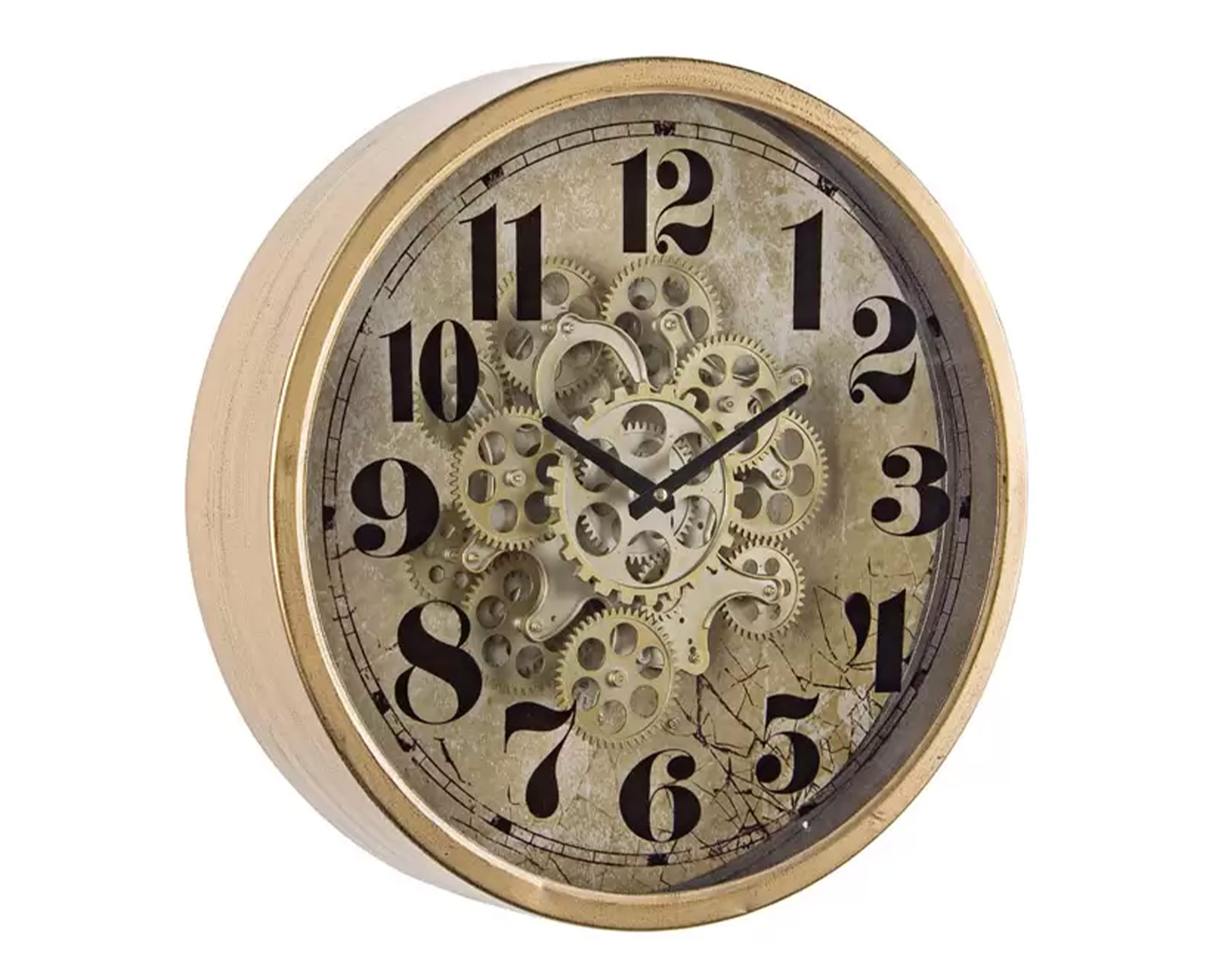 Orologio parete engrenage d46 oro