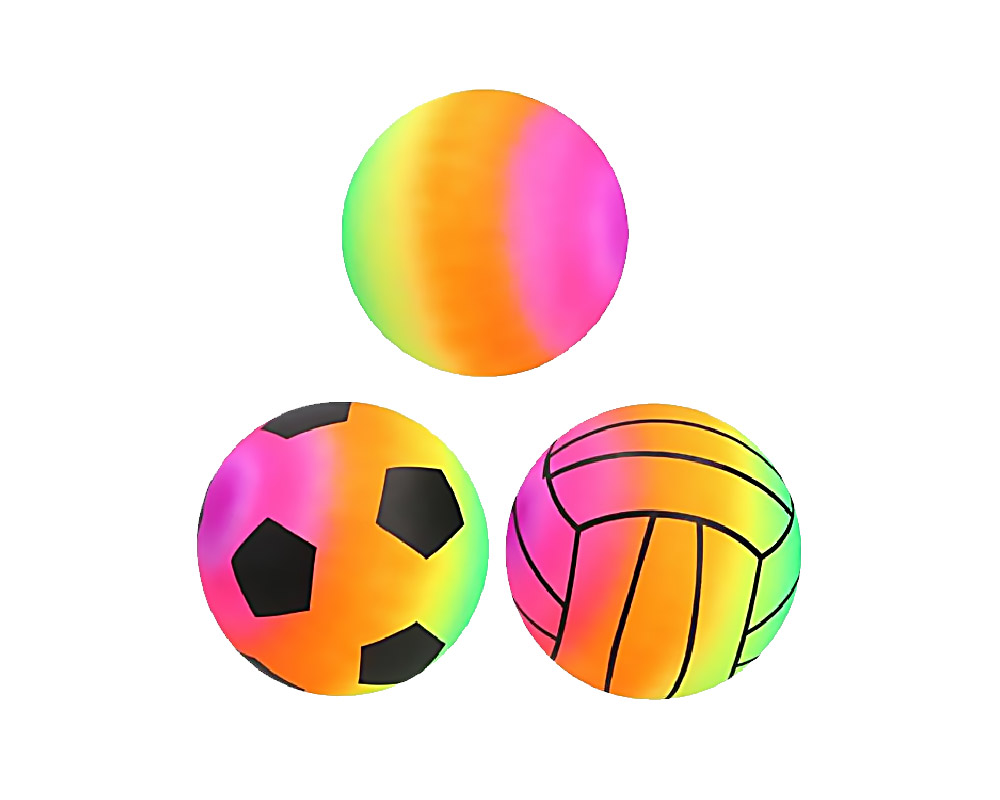 Pallone da spiaggia Raimbow Fun d22 pvc - immagine 3