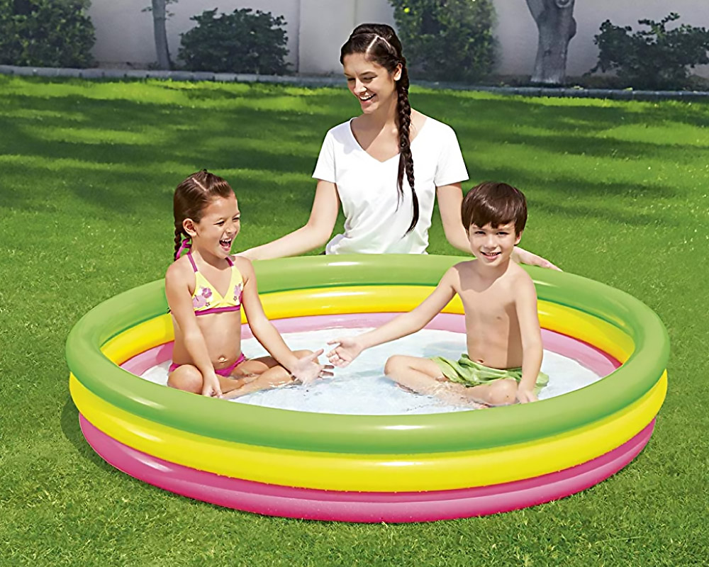 Piscina tonda per bambini Summer c-fondo gonfiabile - immagine 3