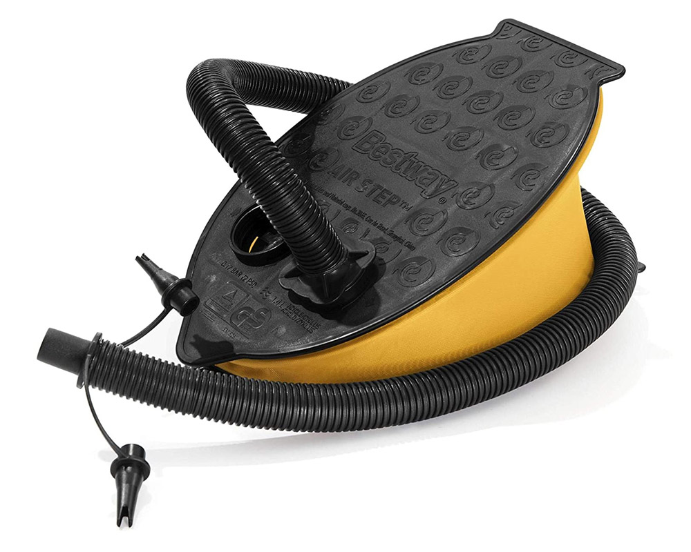 Pompa per gonfiaggio a piede