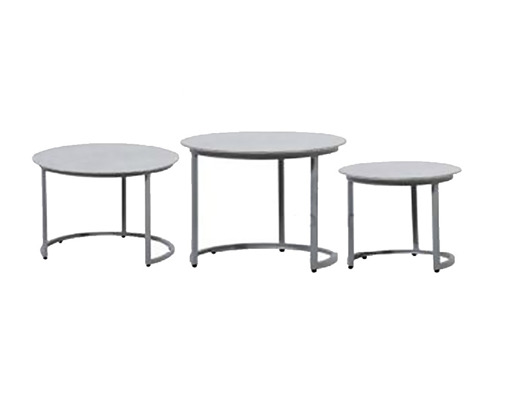 S3 Tavolini alluminio/ceramica