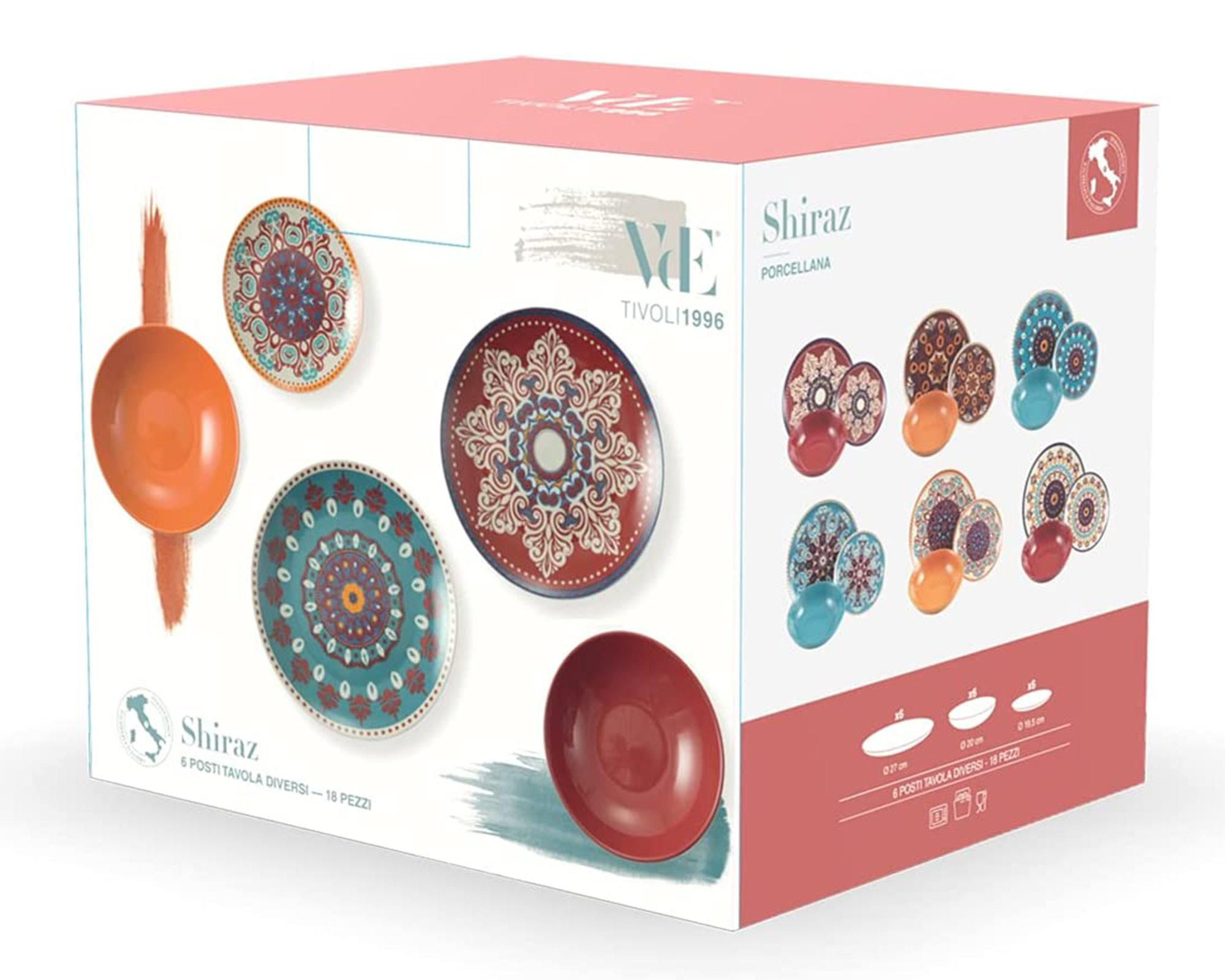 Servizio 18 Pz piatti Shiraz - immagine 20