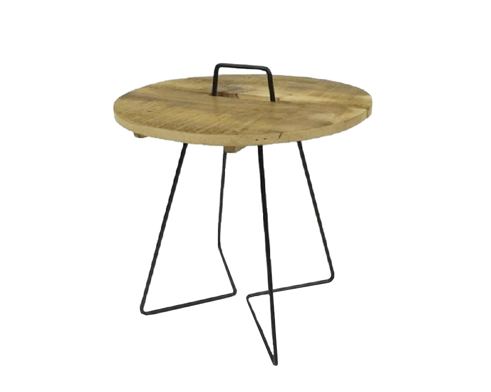 Tavolino Julien in Legno e Metallo