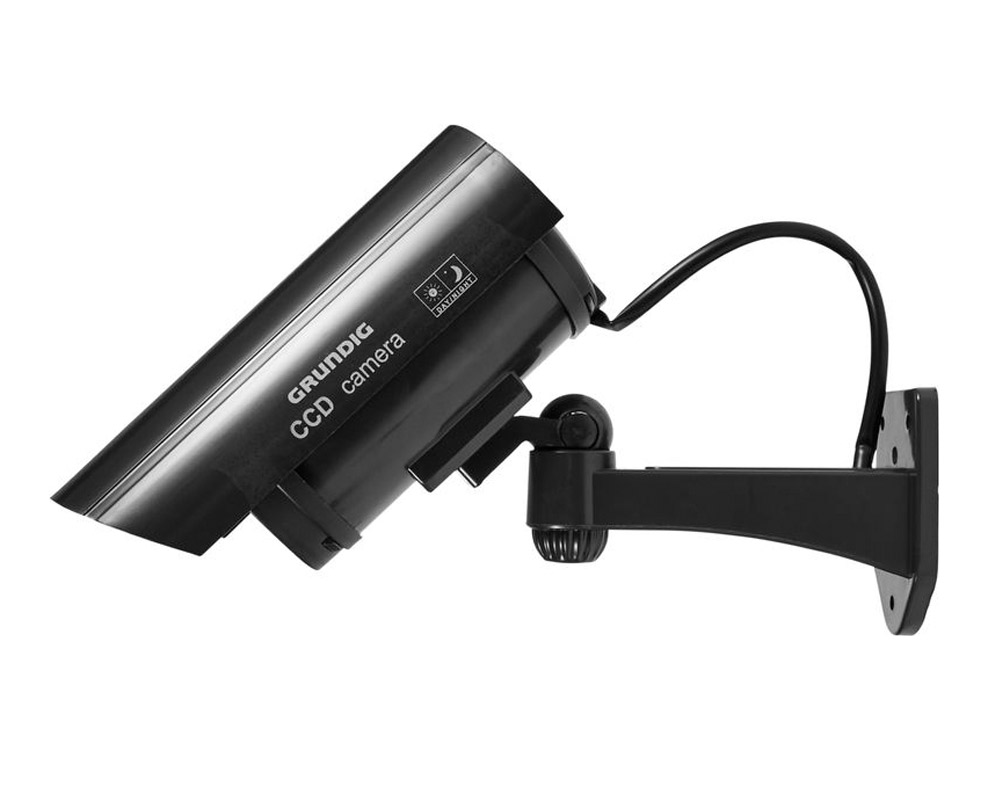 Falsa Telecamera di Sicurezza Ingannevole Wireless Nero in Plastica - immagine 2