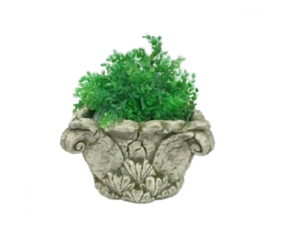 Vaso magnesite effetto pietra da esterno