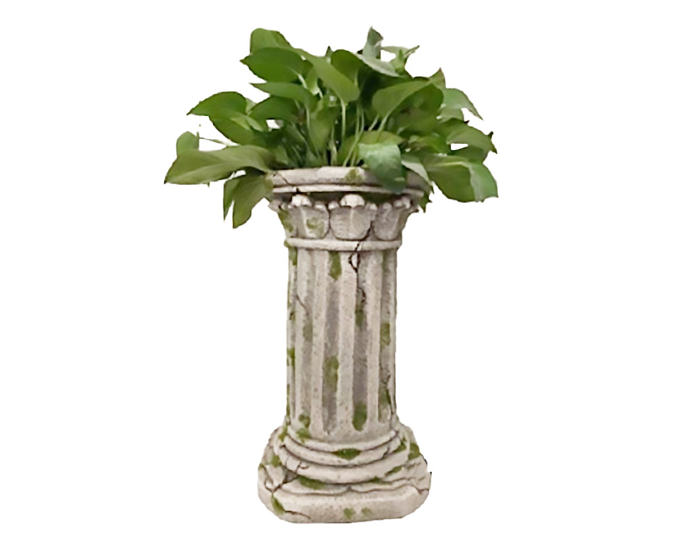 Vaso Colonna Effetto in Pietra