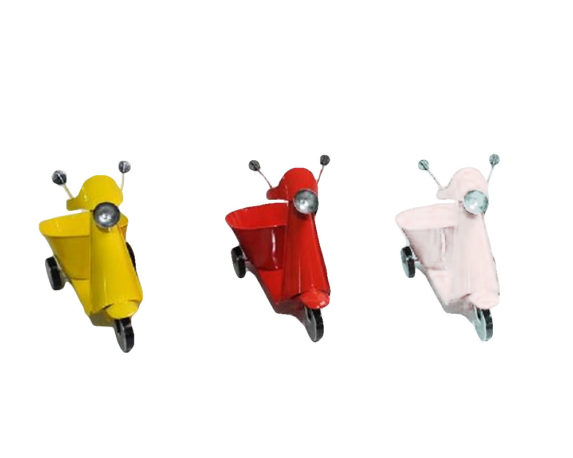 Vespa Porta Vaso Assortito 39cm in Latta