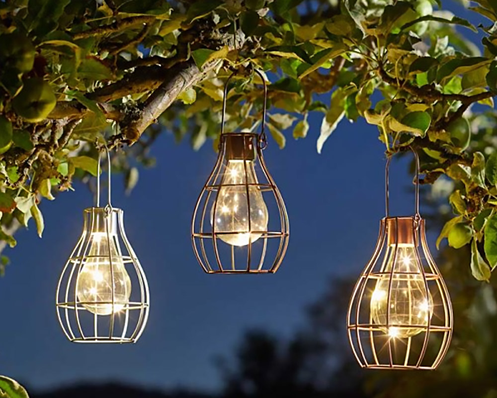 Lanterna aureka lucciola ad energia solare rame mix color - immagine 4