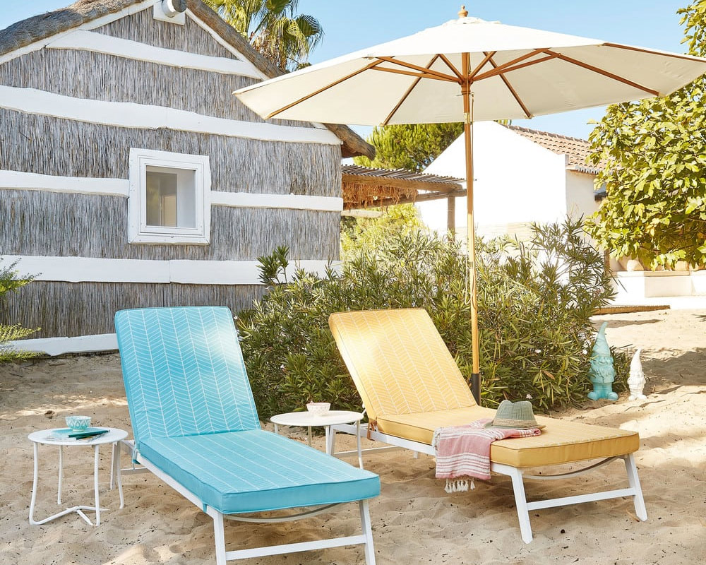 Ombrellone balcony grigio chiaro 210x140 cm - immagine 2