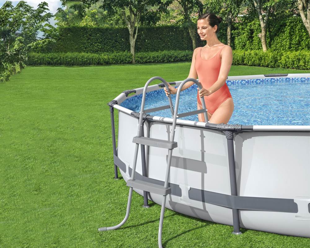 Scaletta di sicurezza per piscine 84 cm - immagine 2