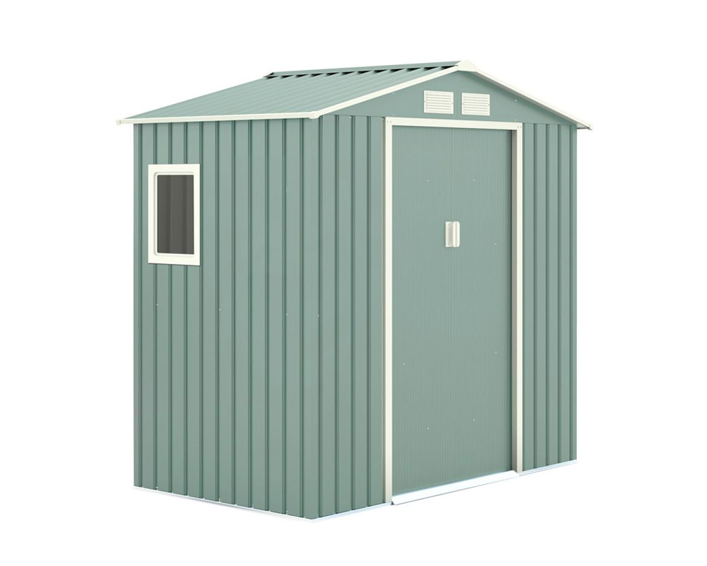 Casetta da giardino porta utensili medium metallo verde