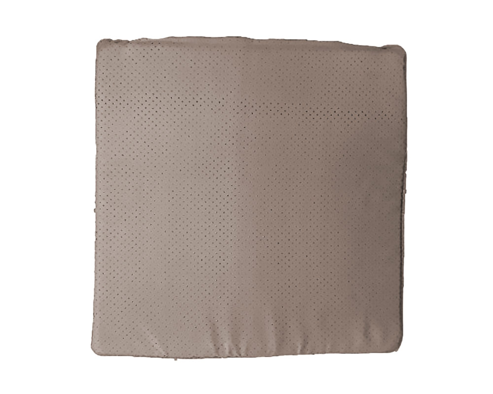 Cuscino seduta antiscivolo beige 40x40 cotone