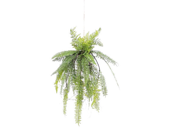 Felce Artificiale da Appendere 62h in Plastica