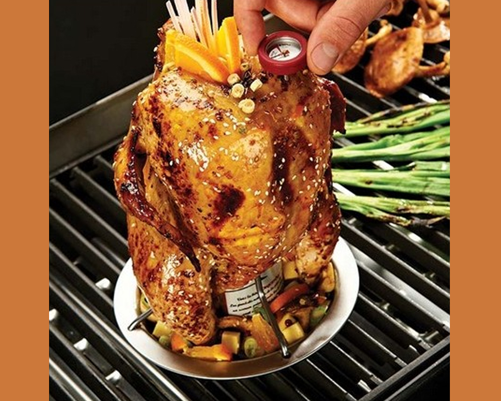 Supporto per pollo pluma in acciaio inox - immagine 3