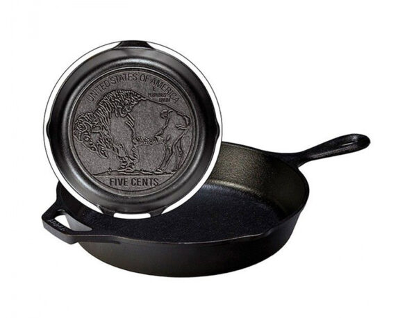 Padella tonda c/logo bufalo