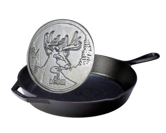 Padella tonda c/logo cervo