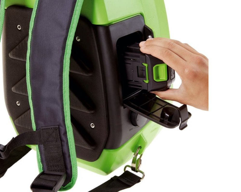 Pompa a Zaino a Batteria Professionale con 16 Litri in Plastica - immagine 2