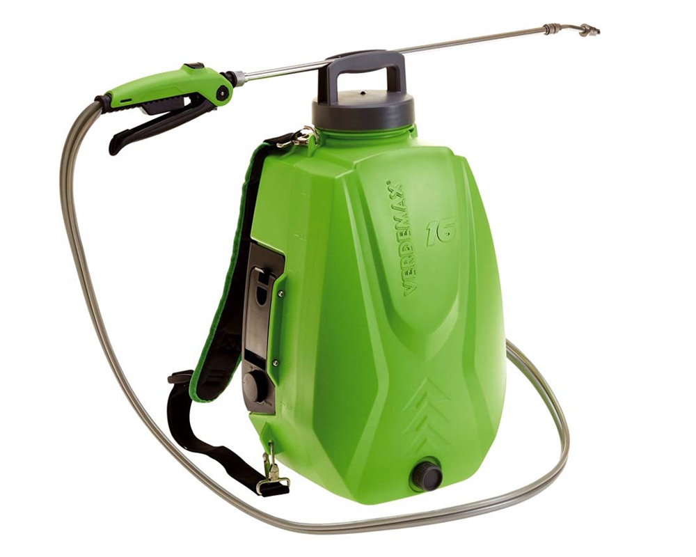 Pompa a Zaino a Batteria Professionale con 16 Litri in Plastica