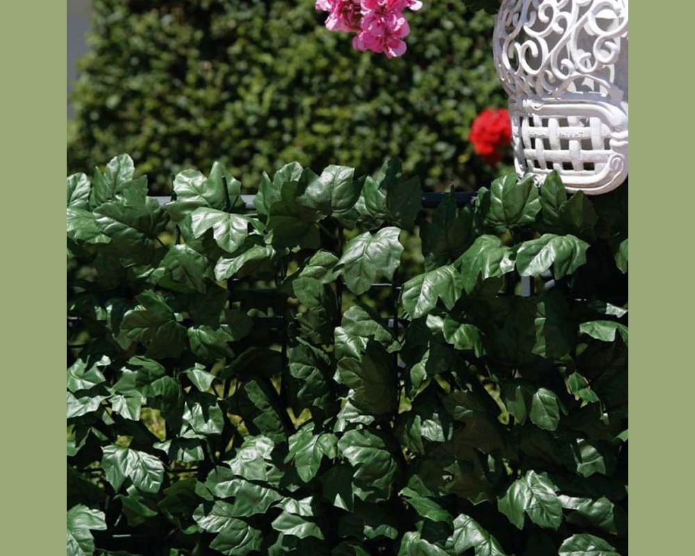 Siepe a Foglie Tipo Edera 150x300cm in Plastica - immagine 2