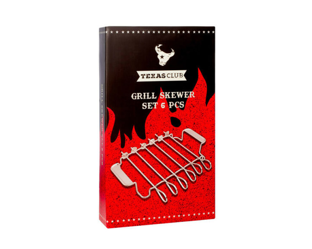 Supporto 6 spiedini da barbecue - kamado bono - immagine 5