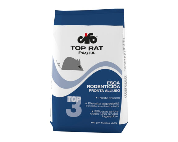 Esca per topi in pasta fresca top rat