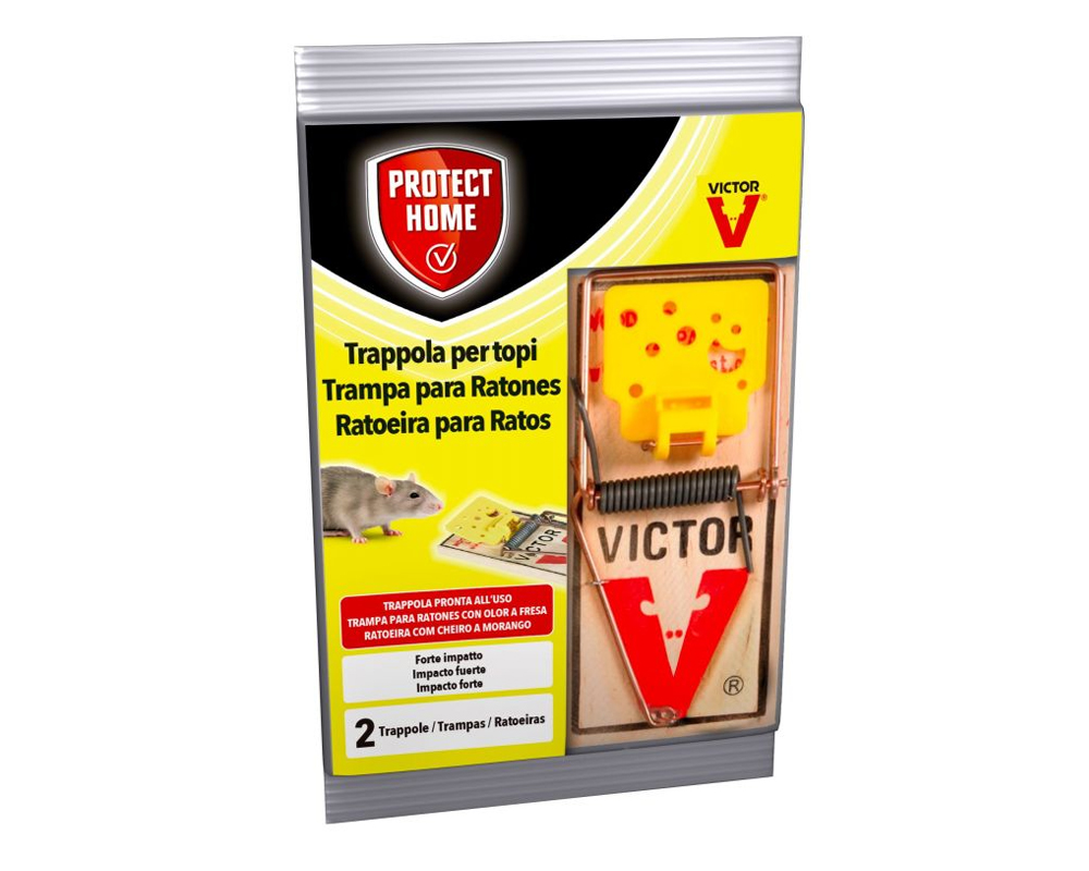 Trappole a Scatto per Topi in Legno