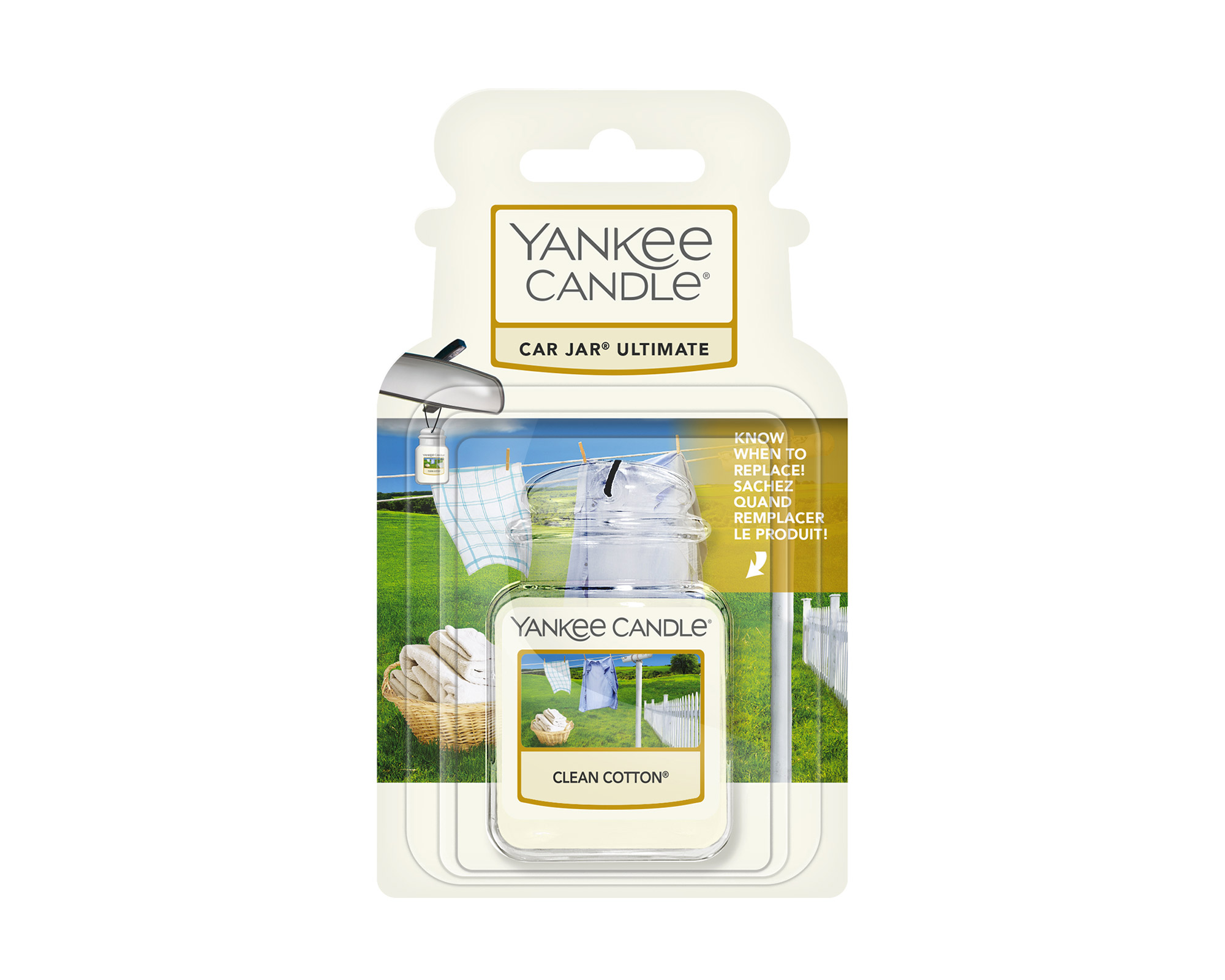 Profumatore Per Auto Clean Cotton - Yankee Candle - FloralGarden