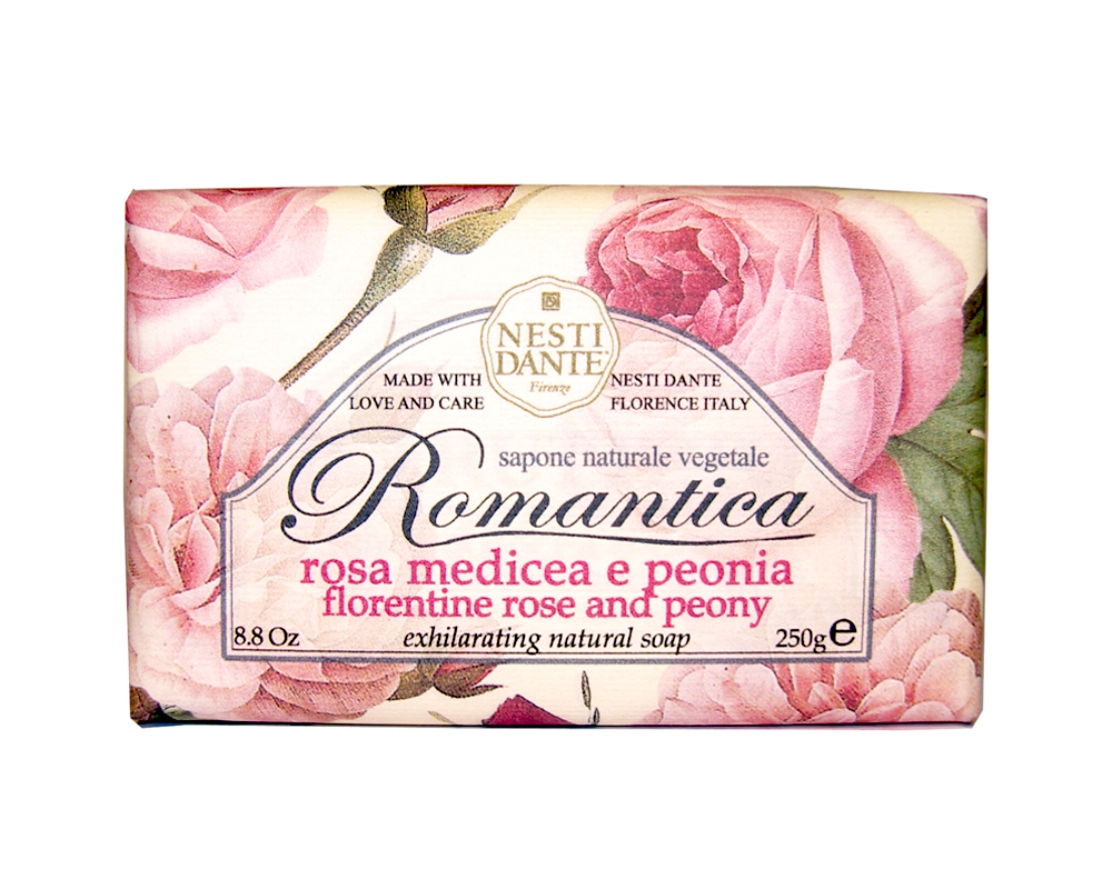 Sapone Rosa medicea e peonia - La Romantica