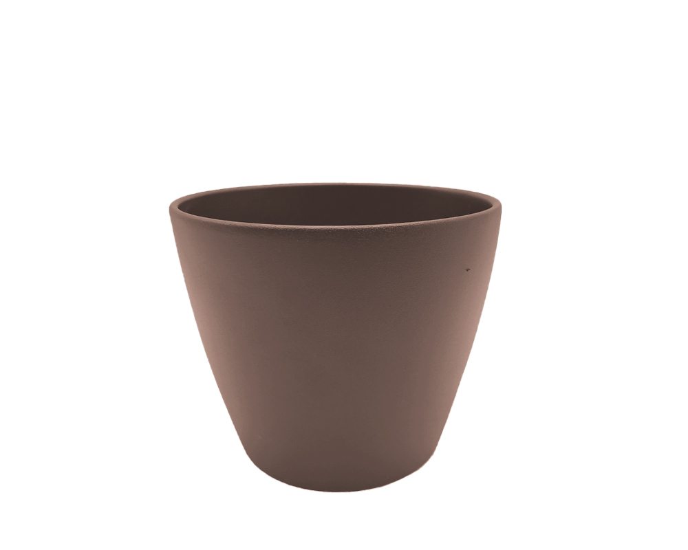 Cachepot Spring Bronzo D17cm in Ceramica